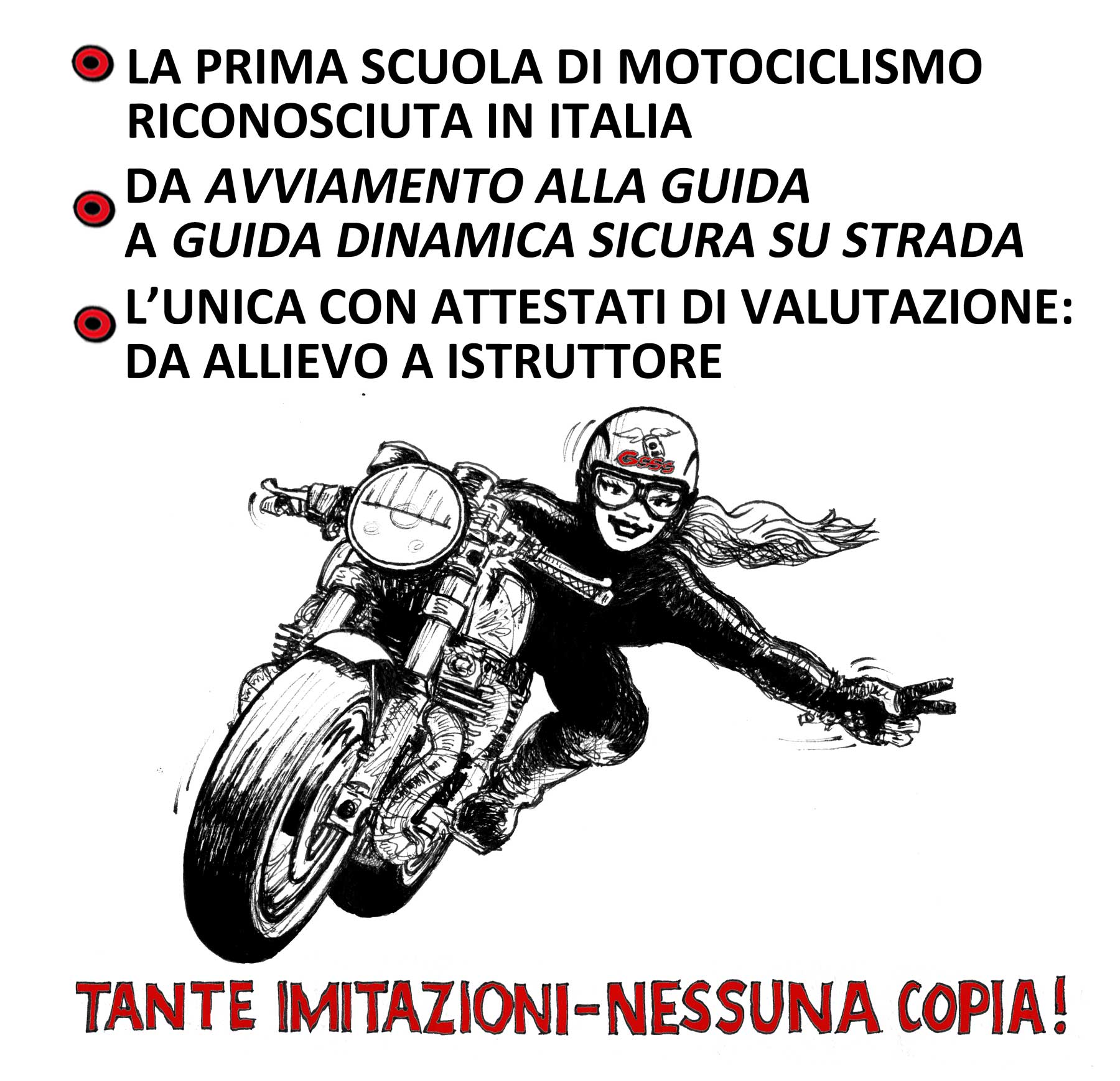 GSSS Scuola di Motociclismo - Guida Sicura in Moto su Strada e su Sterrato